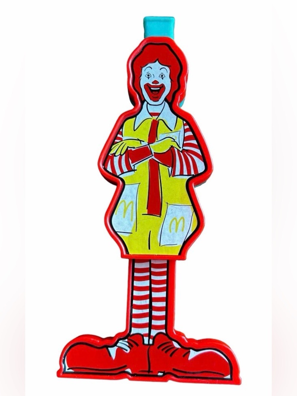 VTG 1996 McDonald's Ronald McDonald Whistle Toy Flute Kazoo 6.5" Expandable